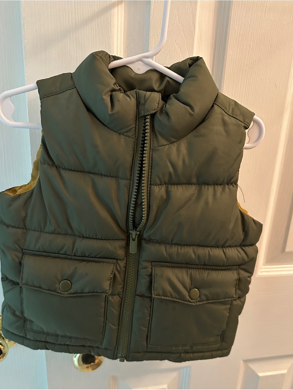 Old Navy Olive Green Puffer Vest